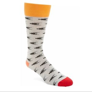 ✨🆕🌀FUN SOCKS GEOMETRIC MOTIF PATTERN SOCKS🌀